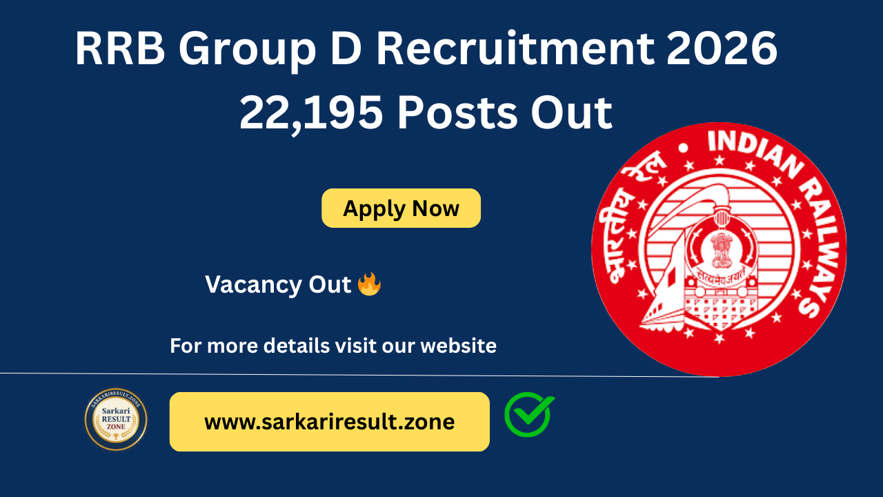 RRB Group D Recruitment 2026