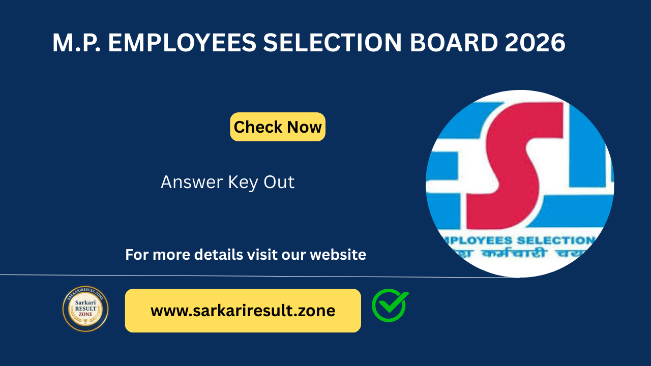 MPESB Answer key out