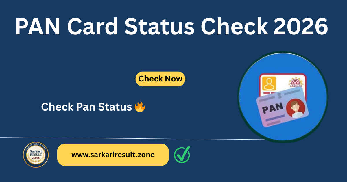 PAN Card Status Check 2026