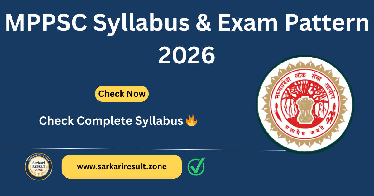 MPPSC Syllabus 2026