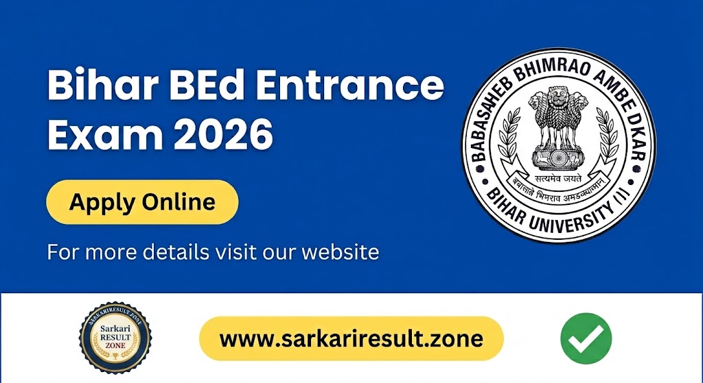 Bihar BEd Entrance Exam 2026: Apply Online Form, Last Date