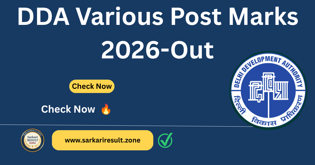 DDA Various Post Marks
