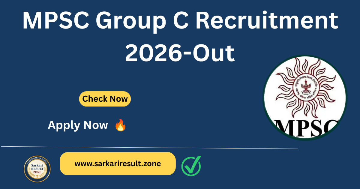 MPSC Group C Recruitment 2026