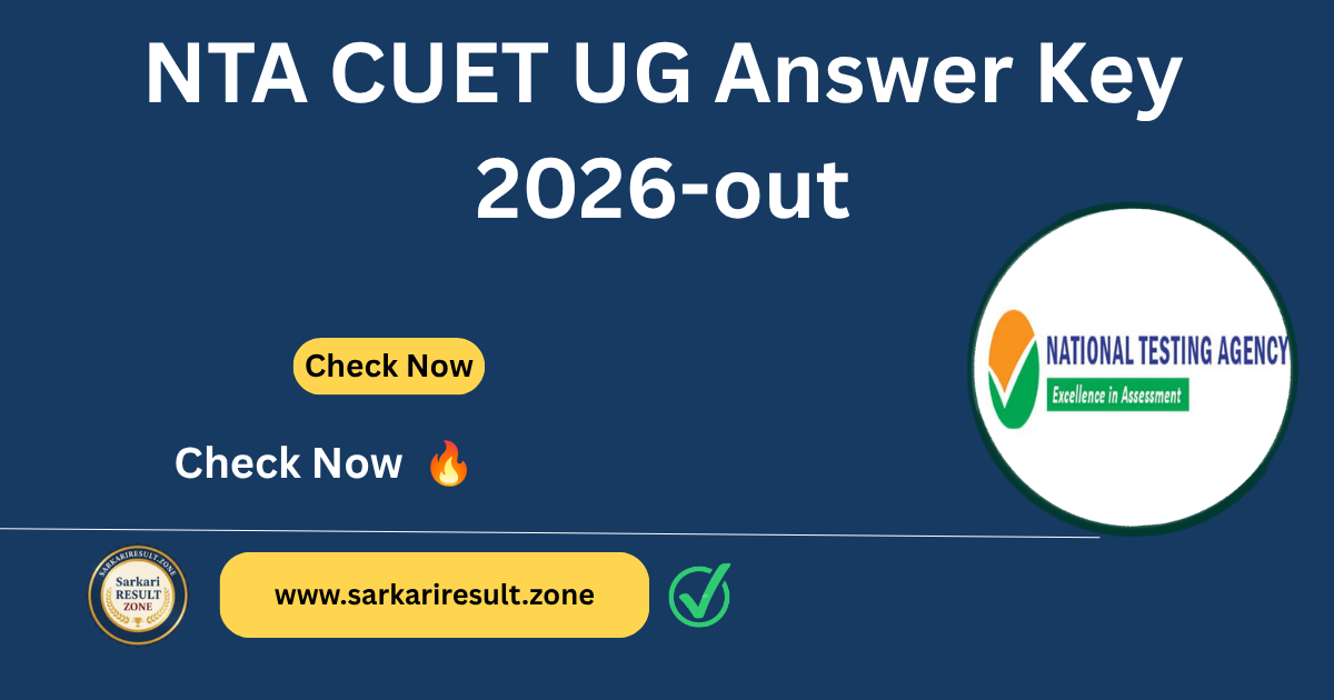 NTA CUET UG Answer Key 2026