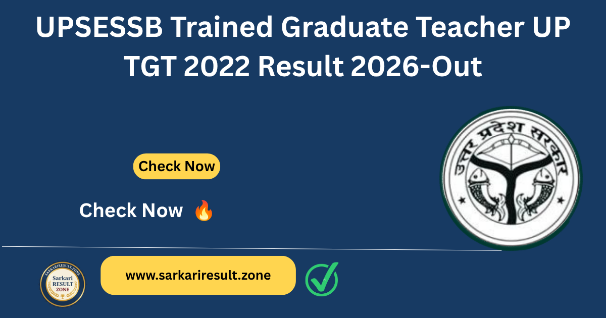 UP TGT Result 2026
