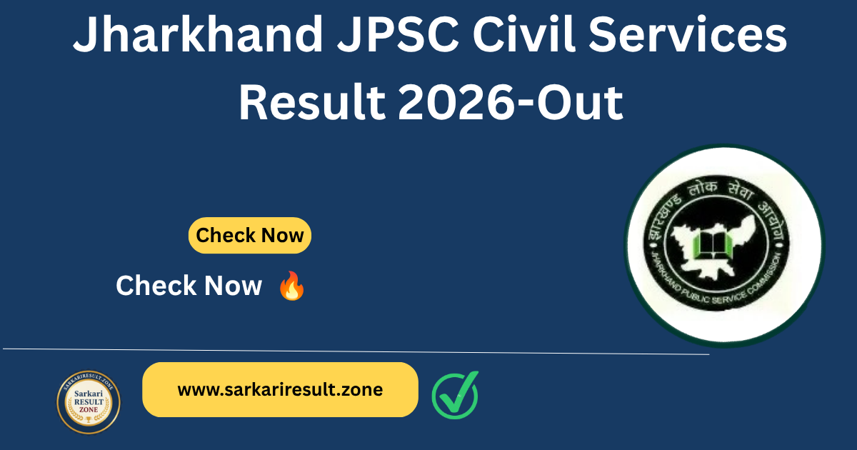 Jharkhand JPSC Civil Services Result 2026