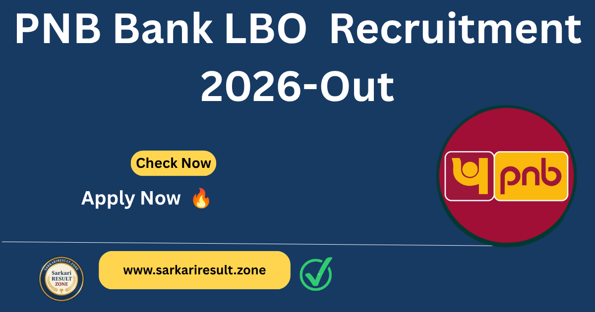 PNB Bank LBO Recruitment 2026